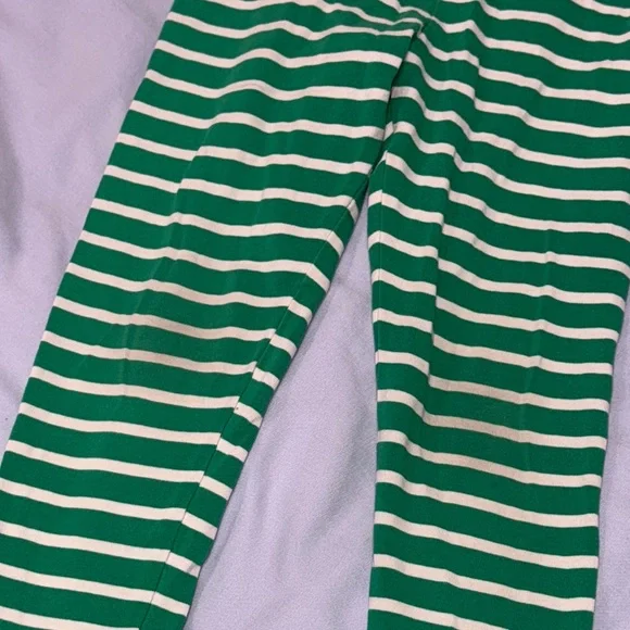 Boden green and white striped leggings - Picture 3 of 4